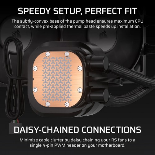 Corsair NAUTILUS 240 RS LCD Black