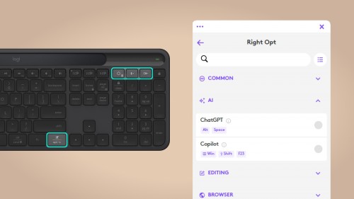 Logitech K980 Signature Slim Solar+ for Business