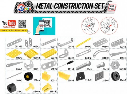 Tehnok Metal Construction Set 9031