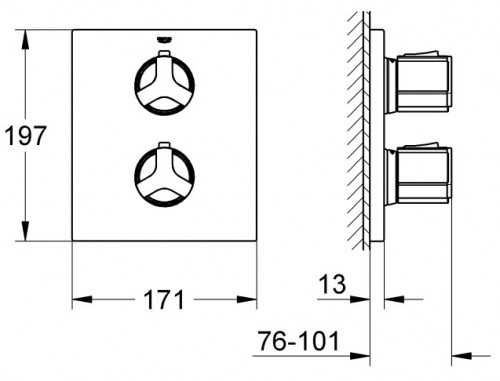 Чертеж с размерами