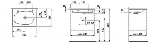 Чертеж с размерами