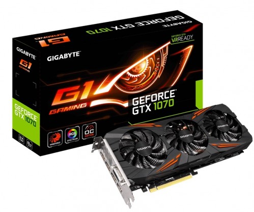 Gigabyte GeForce GTX 1070 GV-N1070G1 GAMING-8GD