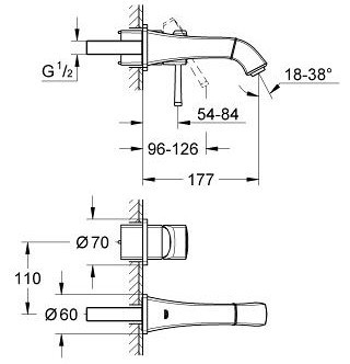 Чертеж с размерами
