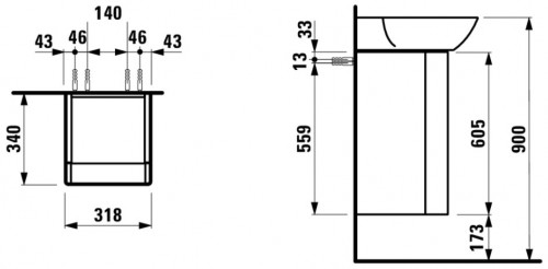 Laufen Ino 425352