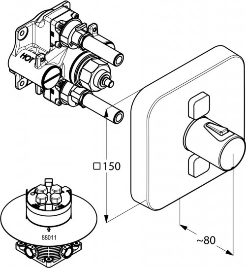 Kludi Push 388110538