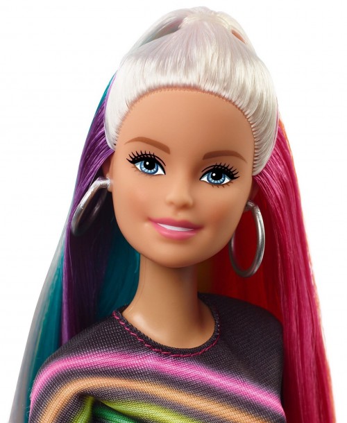 Barbie Rainbow Sparkle Hair FXN96