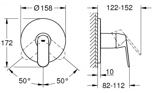 Grohe Eurosmart Cosmopolitan 24044