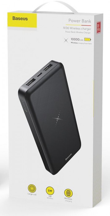 Упаковка BASEUS M36 Wireless Power Bank 10000