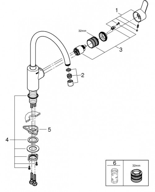 Grohe Eurostyle Cosmopolitan New 33975