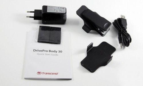 Комплектация Transcend DrivePro Body 30