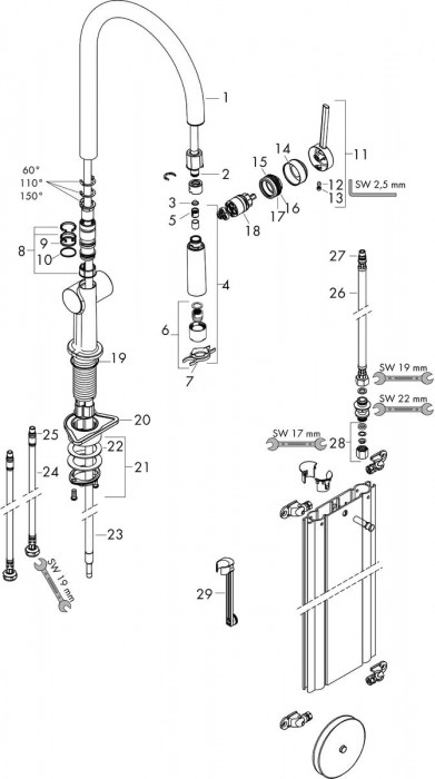 Hansgrohe Talis M54 72801000