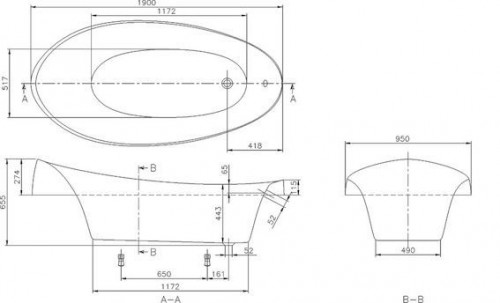 Villeroy & Boch Aveo 190x95 UBQ194AVE9PDV