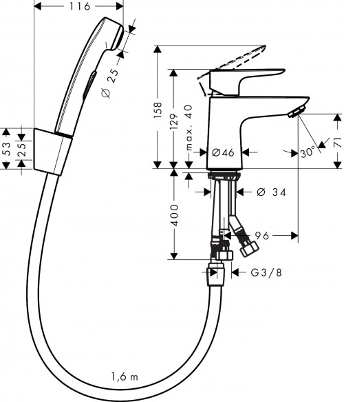 Hansgrohe Talis E 71729000