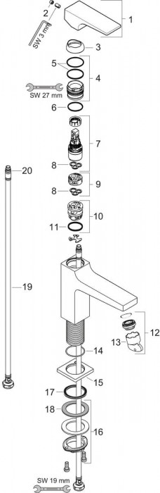 Hansgrohe Metropol 32502000