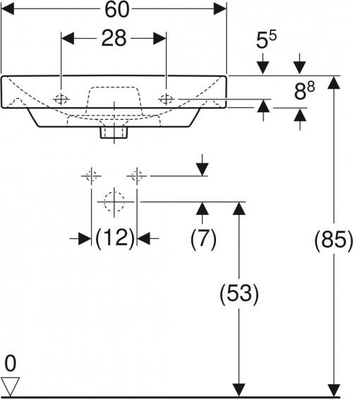 Geberit Smyle Square 60 500229011