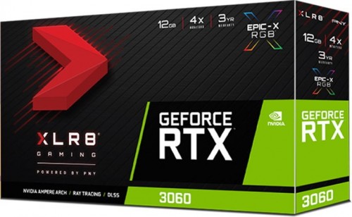 PNY GeForce RTX 3060 12GB XLR8 Gaming REVEL EPIC-X RGB Dual