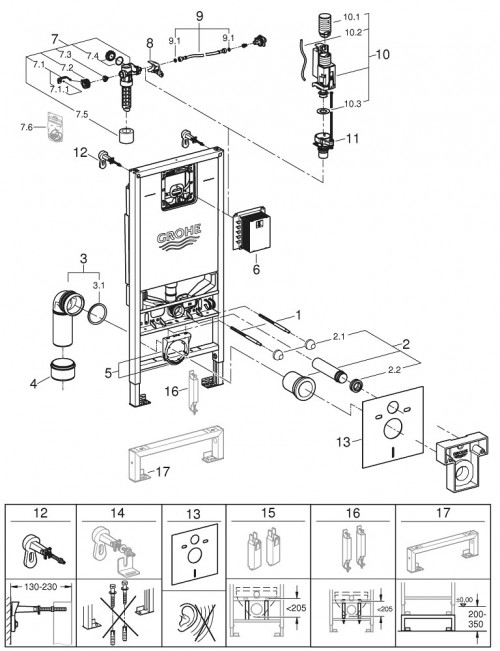 Grohe Rapid SLX 39598000