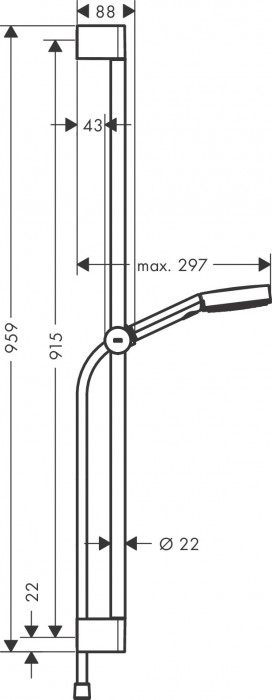 Hansgrohe Pulsify Select 105 24170000