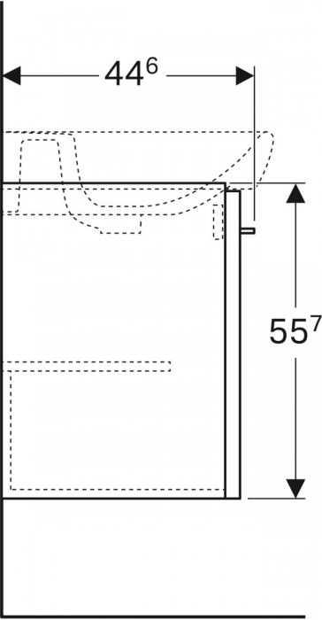 Geberit Selnova Square 65 500.180.01.1