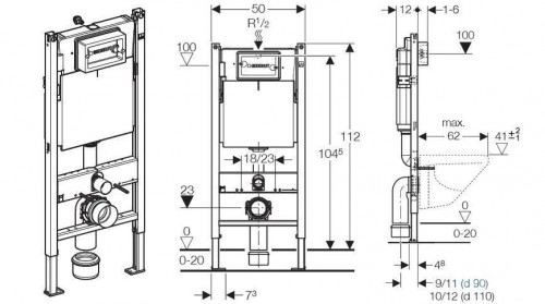 Geberit Duofix 458.178.46.1