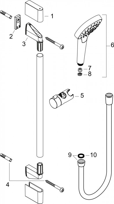 Hansgrohe Croma Select E 26595400