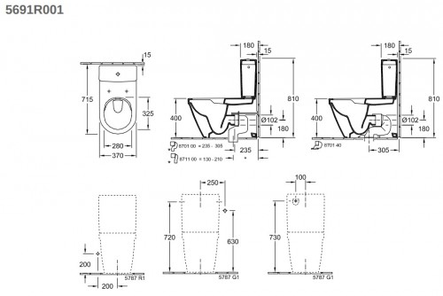 Villeroy & Boch Architectura 5691R001