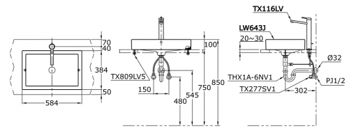 TOTO LW643J