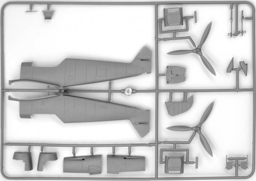 ICM Bf 109F-4 with German Ground Personnel (1:48)