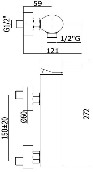 Paffoni Stick SK168CR