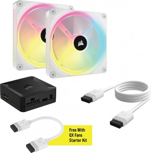 Corsair iCUE LINK QX140 RGB White Dual Kit