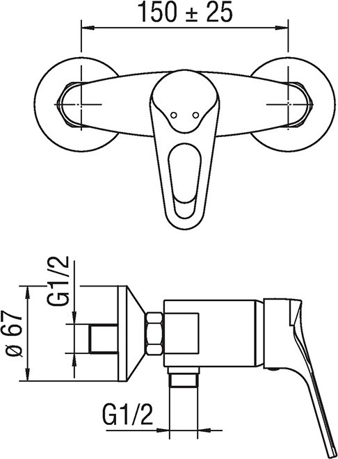 Nobili Rubinetterie Timix TX27130CR