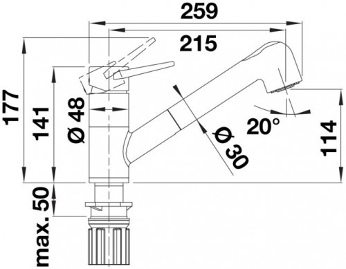 Blanco Wega-S II 526416