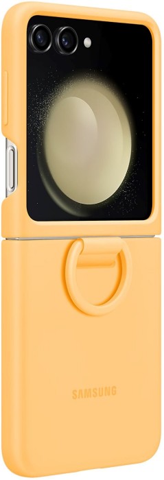 Samsung Silicone Cover with Ring for Galaxy Z Flip5