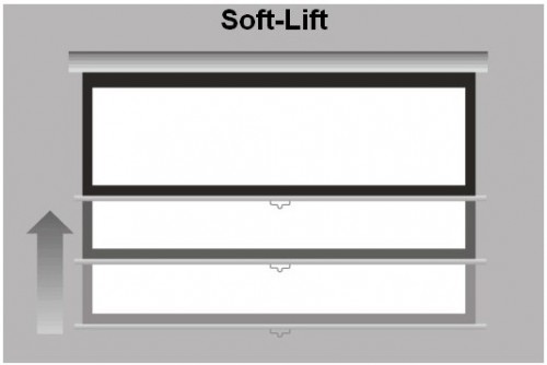 Reflecta CrystalLine Rollo SoftLift 1:1