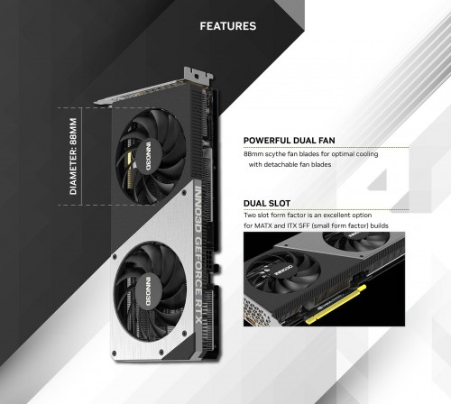 INNO3D GeForce RTX 4070 SUPER TWIN X2