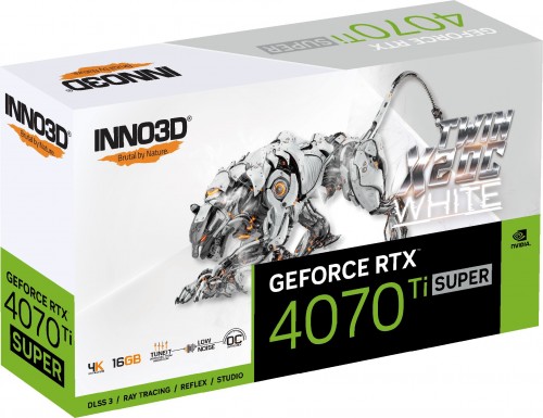 INNO3D GeForce RTX 4070 Ti SUPER TWIN X2 OC WHITE