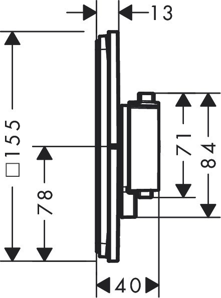 Hansgrohe ShowerSelect Comfort E 15571000