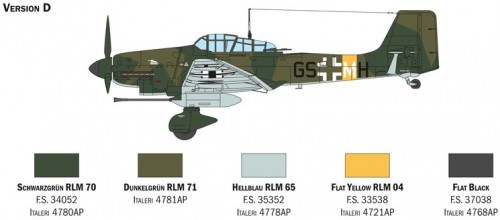 ITALERI Ju 87 G-1 Stuka Kanonenvogel (1:48)