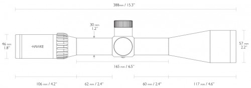 Hawke Airmax 30 WA SF FFP 8-34x50 AMX IR