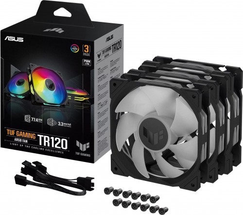 Asus TUF Gaming TR120 ARGB Black - Triple Pack