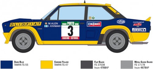 ITALERI Fiat 131 Abarth Rally Olio Fiat (1:24)