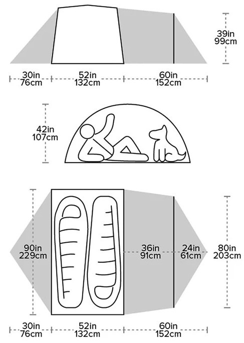 Big Agnes Blacktail 2 Hotel Bikepack