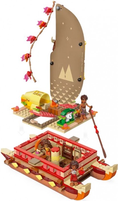 Lego Moanas Adventure Canoe 43270