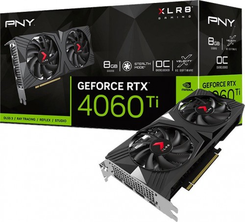 PNY GeForce RTX 4060 Ti 8GB VERTO Overclocked Dual