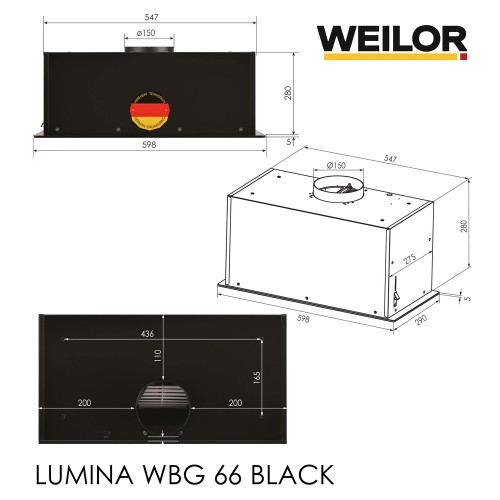Weilor Lumina WBG 66 BL