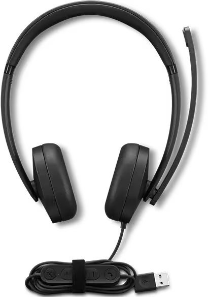 Lenovo USB-A Wired Stereo On-Ear Headset Gen 2