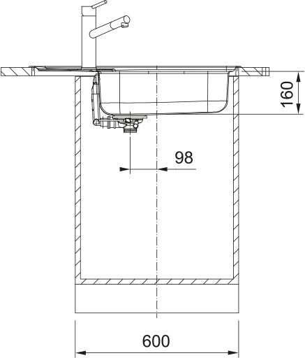 Franke Spark SKL 611-78 XL 101.0716.716