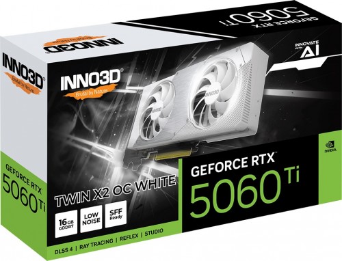 INNO3D GeForce RTX 5060 Ti 16GB TWIN X2 OC White