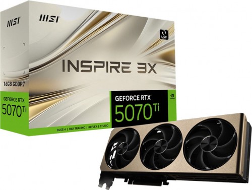 MSI GeForce RTX 5070 Ti 16G INSPIRE 3X