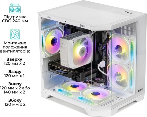QUBE Crystal ARGB White